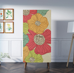 Шкаф малый двухстворчатый "Berber" принт 5 арт BB08/Print_05