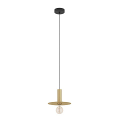 900731 Подвесной светильник (люстра) ESCANDELL, 1X40W (E27), ?250, сталь, черный, матовая латунь