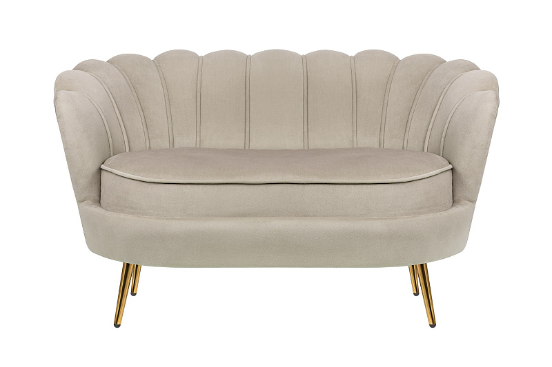 Дизайнерский двухместный диван Pearl Double Taupe в Москве Дизайнерский двухместный диван Pearl Double Taupe