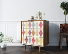 Комод в Скандинавском стиле "Bruni print" на три ящика арт BR07P №3