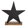 427108 Статуэтка Звезда BALIGUIAN, L205, B50, H210, алюминий, дерево, натуральный, черный
