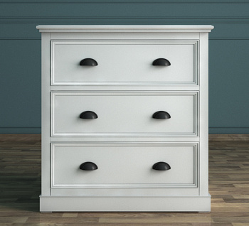 Комод "Palermo" с тремя ящиками малый арт PL1035