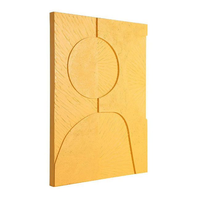 423153 Картина BESERAH, L600, B37, H800, дерево, холст, желтый в Москве 423153 Картина BESERAH, L600, B37, H800, дерево, холст, желтый