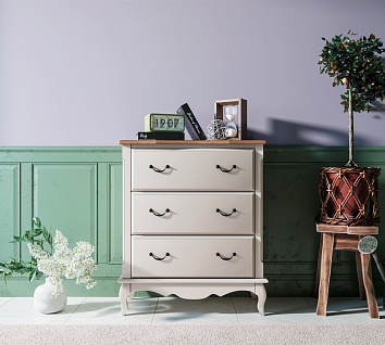 Комод Leontina три ящика арт ST9356