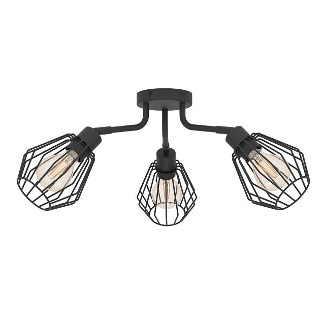 31531 Люстра TARBES, 3x60W(E27), сталь, черный в Москве 31531 Люстра TARBES, 3x60W(E27), сталь, черный