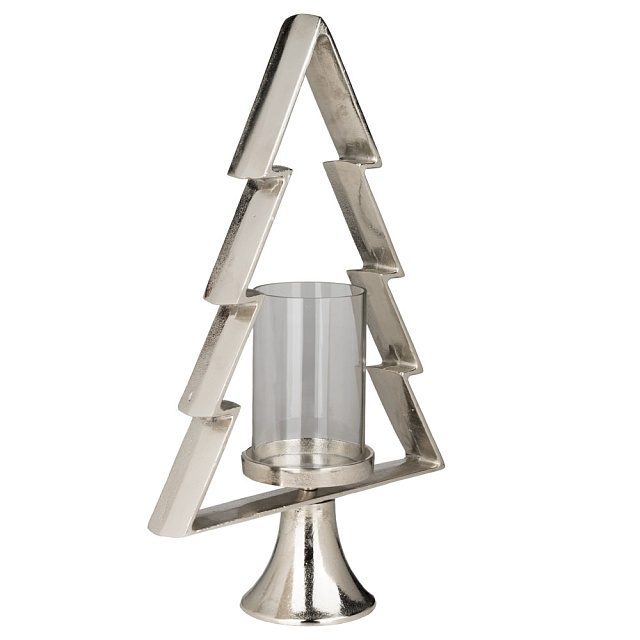 422425 Подсвечник рождественский MUKAYLE, H500, никель в Москве 422425 Подсвечник рождественский MUKAYLE, H500, никель