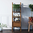 Узкий стеллаж "Bruni" с открытыми полками арт BR29 №0