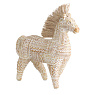 427245 Статуэтка Лошадь ISHIKARI, L195, B65, H210, полирезин, коричневый, белый, золотой