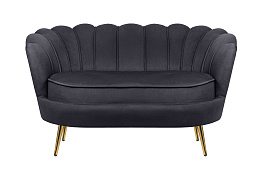Дизайнерский двухместный диван Pearl Double Black в Москве