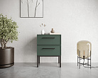 Тумбочка с двумя ящиками "Nicole" арт NEM16G Зеленый №3