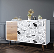Комод "Berber" с двумя дверками и ящиками 9 принт арт BB05/Print_09 №0