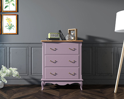 Комод Leontina Lavanda три ящика арт ST9356L
