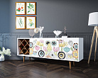 Комод "Berber" удлиненный с бутылочницей арт BB15/Print_03 №3