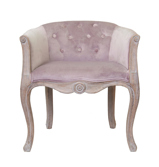 Низкое кресло ретро Kandy Pink Velvet в Москве Низкое кресло ретро Kandy Pink Velvet