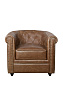 Кожаное кресло Karo Brown leather