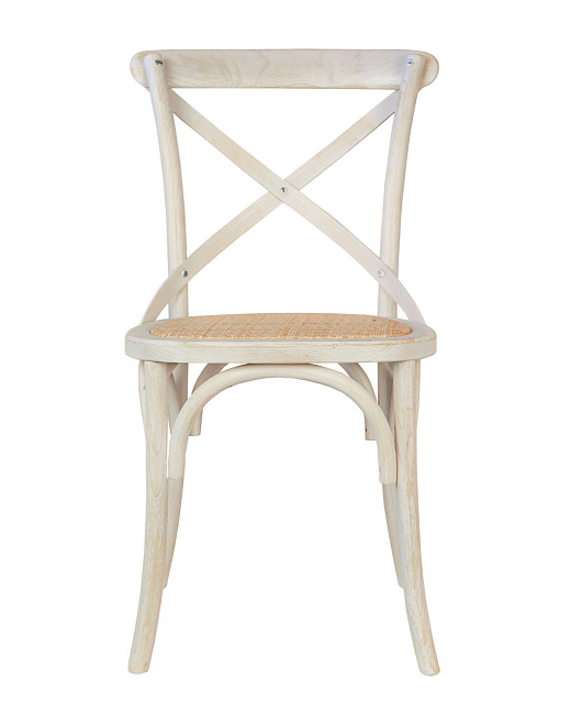 Стул ретро Cross Back White Brush в Москве Стул ретро Cross Back White Brush
