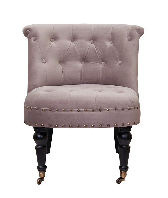 Низкое кресло Aviana Taupe Velvet