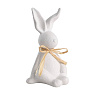 427904 Статуэтка Заяц GOPENG, L80, B70, H145, фарфор, белый