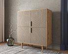 Большой комод с четырьмя дверками "Line" R19/beige №2