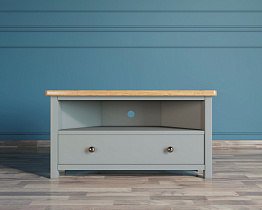 Комод под TV "Jules Verne" угловой серый арт JV24ETGG