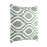 420294 Подушка декоративная CHEVERY, L450, B450, наволочка: 100% хлопок, зелёный, белый  наполнитель: 100% полиэстер