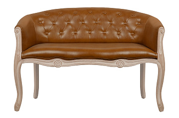 Двухместный дизайнерский диван Kandy Double Brown