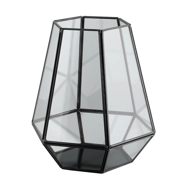 422119 Подсвечник AMBATOBE, L170, B145, H190, стекло, черный, серый в Москве 422119 Подсвечник AMBATOBE, L170, B145, H190, стекло, черный, серый