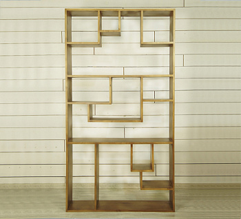 Открытый стеллаж в стиле Лофт «Aquarelle Birch» арт ETG108