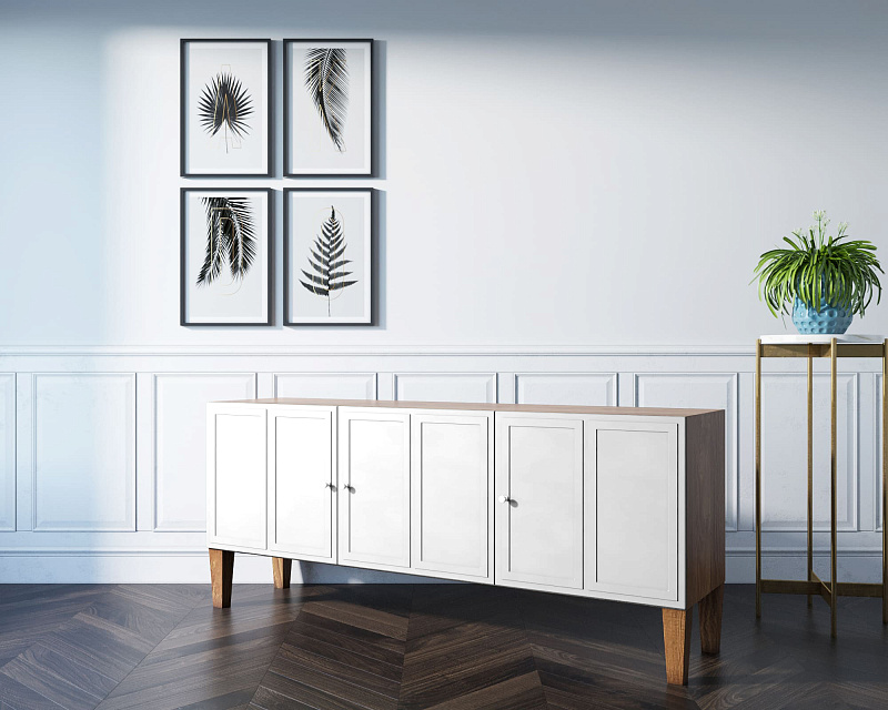 Комод "Andersen" большой арт AN02WH