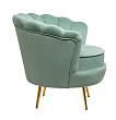 Низкое кресло ракушка Pearl Green №2