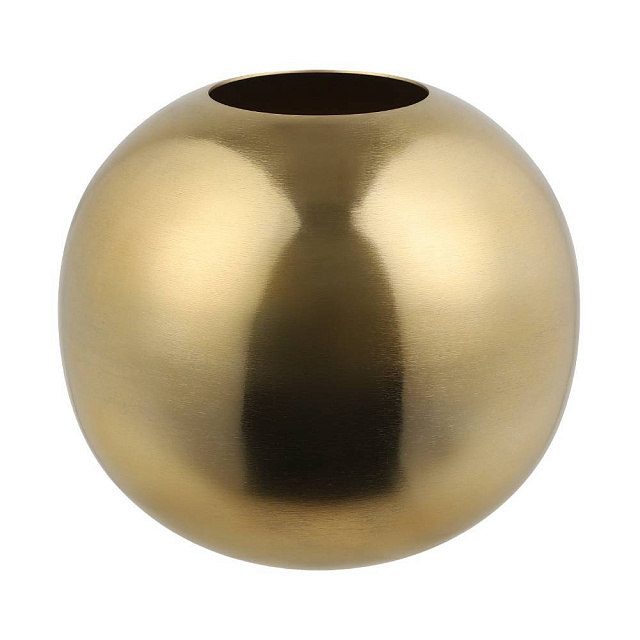 421048 Ваза декоративная ABUCAY, H225, ?250, алюминий, цвет матовая латунь в Москве 421048 Ваза декоративная ABUCAY, H225, ?250, алюминий, цвет матовая латунь