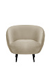 Мягкое кресло Small Benee Taupe на черных ножках №1