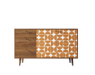 Комод "Berber" с двумя дверками и ящиками 14 принт арт BB05/Print_14 №2