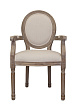 Мягкий стул с подлокотниками Volker Arm Beige №0