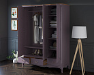 Шкаф Leontina Lavanda для одежды трехстворчатый с ящиками арт ST9327KR/3L №3