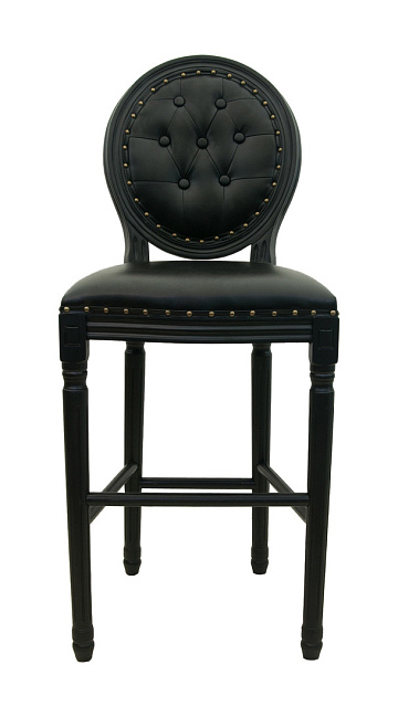Дизайнерский барный стул Filon Button Black