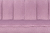Диван ракушка Pearl Triple Pink на черных ножках №4