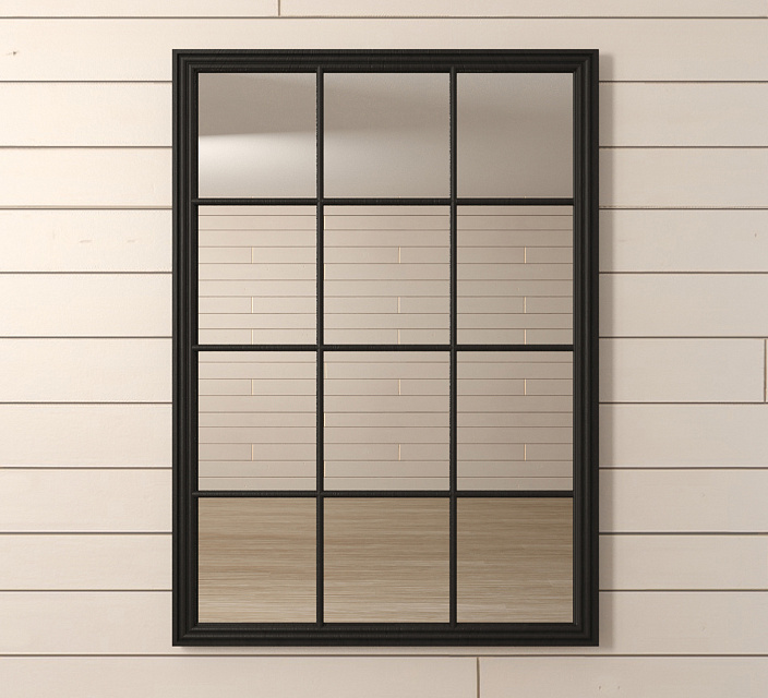 Зеркало "Florence" черное арт 201-10BLKETG в Москве Зеркало "Florence" черное арт 201-10BLKETG