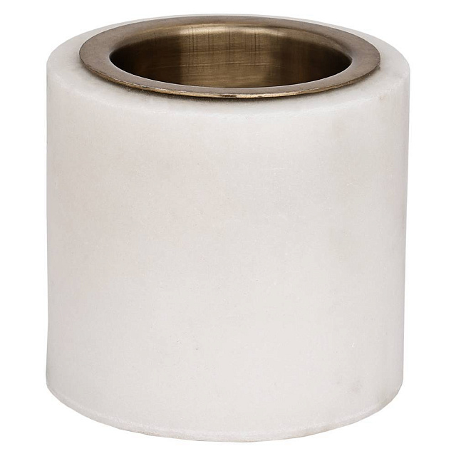 422032 Подсвечник ROUYIN, B60, ?60, мрамор, белый, золотой в Москве 422032 Подсвечник ROUYIN, B60, ?60, мрамор, белый, золотой