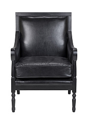 Классическое американское кресло Colin Black Leather