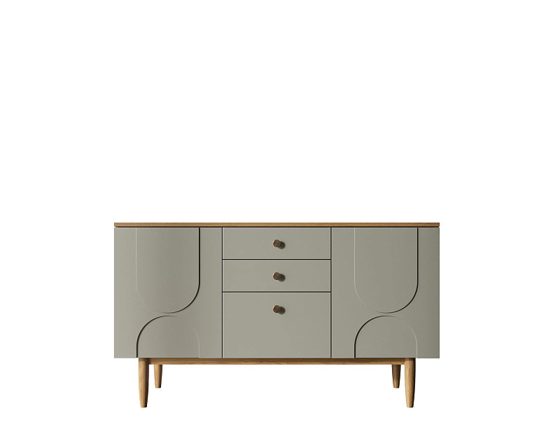 Комод с двумя дверками и ящиками "Arka" AR04-F2 в Москве Комод с двумя дверками и ящиками "Arka" AR04-F2