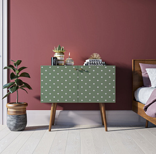 Комод на высоких ножках "Berber" малый принт 12 арт BB13/Print_12