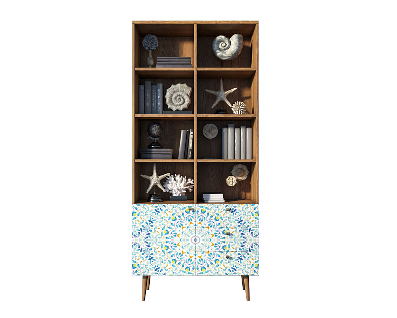 Стеллаж на комоде "Berber" принт 46 арт BB44/Print_46