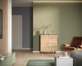 Комод с двумя дверками и ящиком "Split" SP03