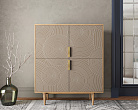 Большой комод с четырьмя дверками "Line" R19/beige №3