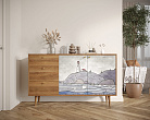Комод "Berber" с двумя дверками и ящиками  арт BB05/Print_51 №3