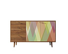Комод "Berber" с двумя дверками и ящиками 16 принт арт BB05/Print_16 №2