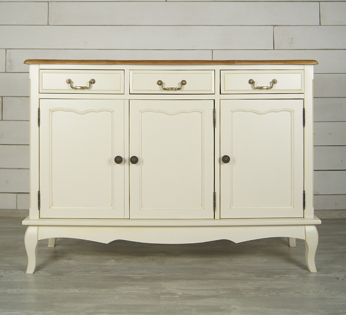 Бежевый Комод Leontina (3 ящика и 3 двери) арт ST9344