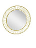 425025 Зеркало декоративное MASINLOC, B50, ?730, сталь, зеркальное стекло, золотой