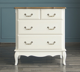 Бежевый комод Leontina (4 ящика) арт ST9335